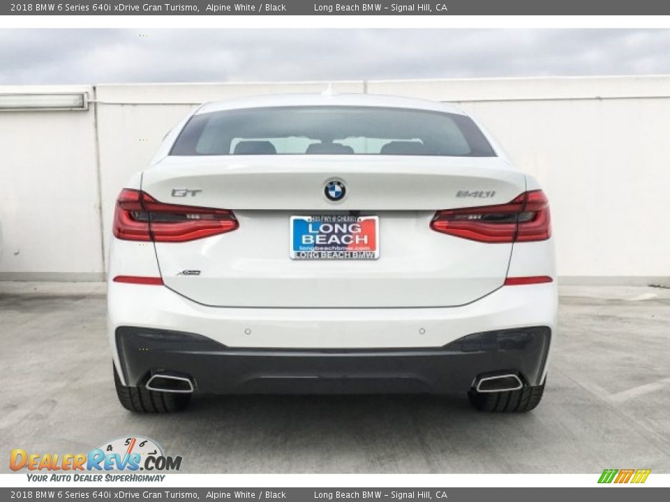 2018 BMW 6 Series 640i xDrive Gran Turismo Alpine White / Black Photo #4