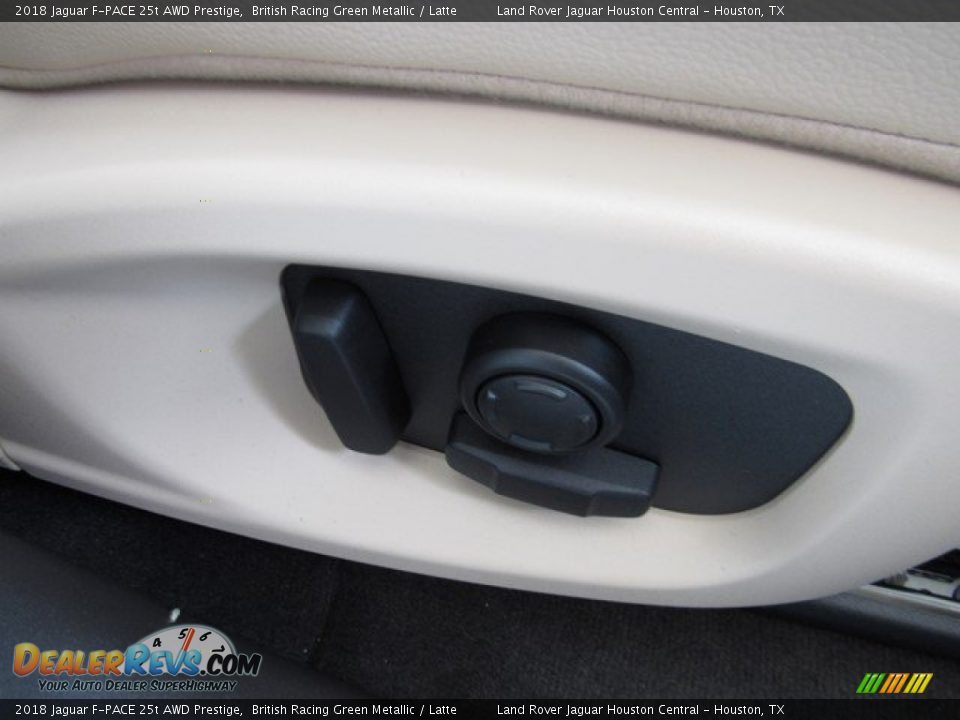 2018 Jaguar F-PACE 25t AWD Prestige British Racing Green Metallic / Latte Photo #20