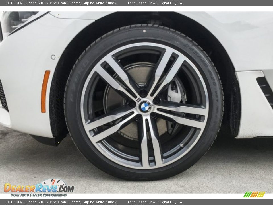 2018 BMW 6 Series 640i xDrive Gran Turismo Alpine White / Black Photo #9