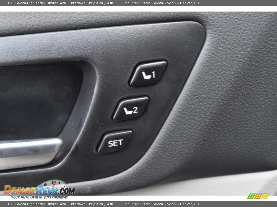 2018 Toyota Highlander Limited AWD Predawn Gray Mica / Ash Photo #28