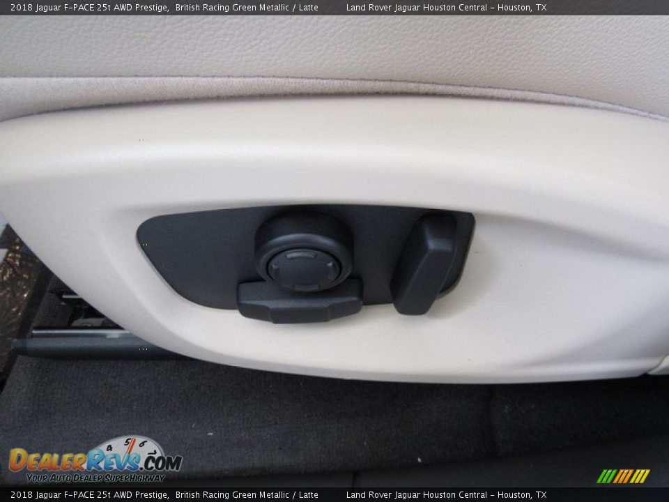 2018 Jaguar F-PACE 25t AWD Prestige British Racing Green Metallic / Latte Photo #27