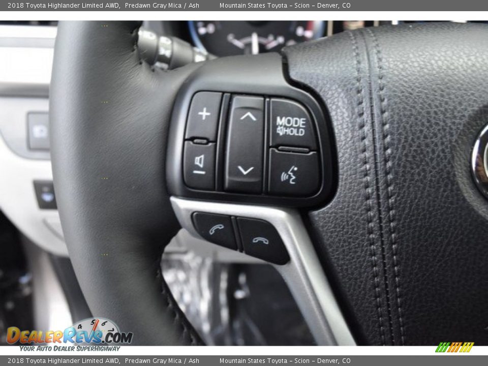 2018 Toyota Highlander Limited AWD Predawn Gray Mica / Ash Photo #30