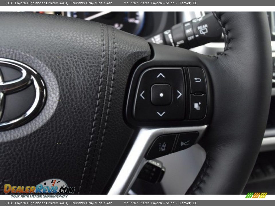 2018 Toyota Highlander Limited AWD Predawn Gray Mica / Ash Photo #31