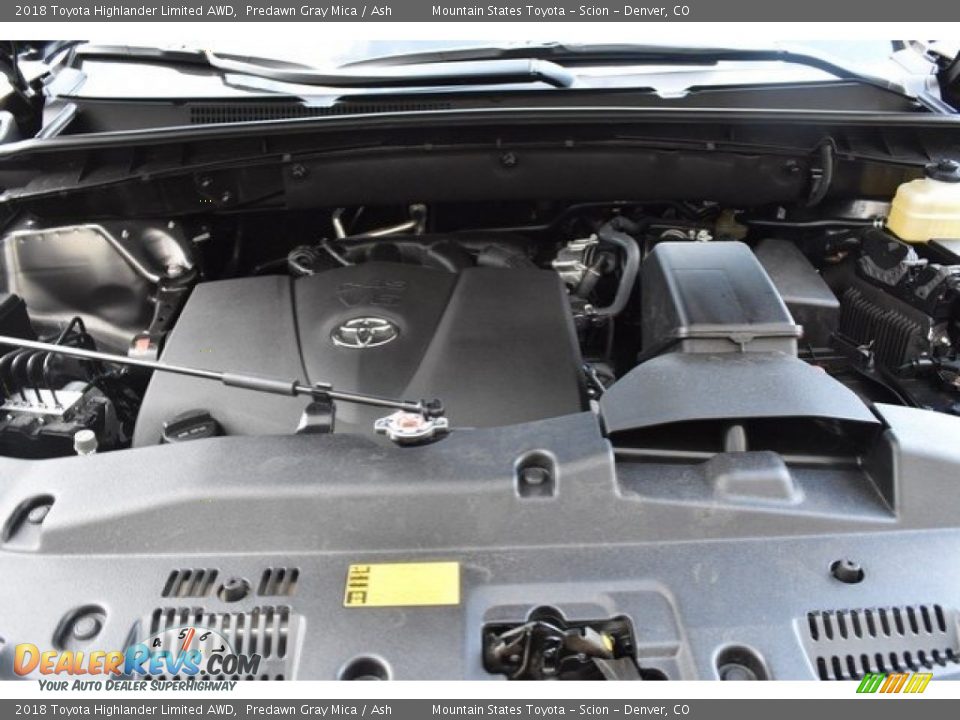2018 Toyota Highlander Limited AWD Predawn Gray Mica / Ash Photo #34