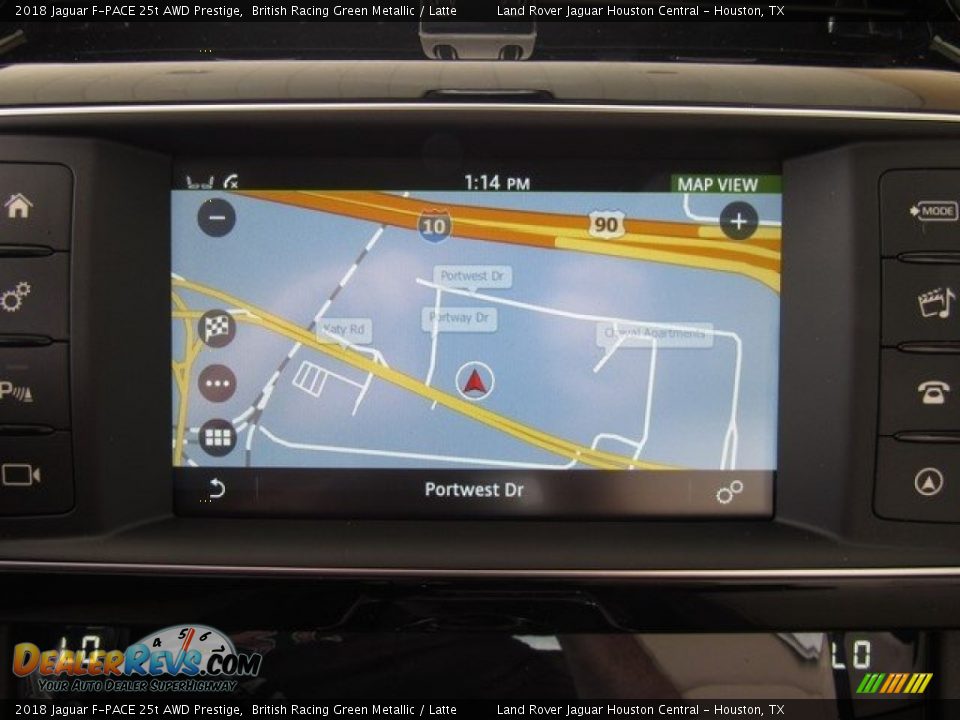 2018 Jaguar F-PACE 25t AWD Prestige British Racing Green Metallic / Latte Photo #33