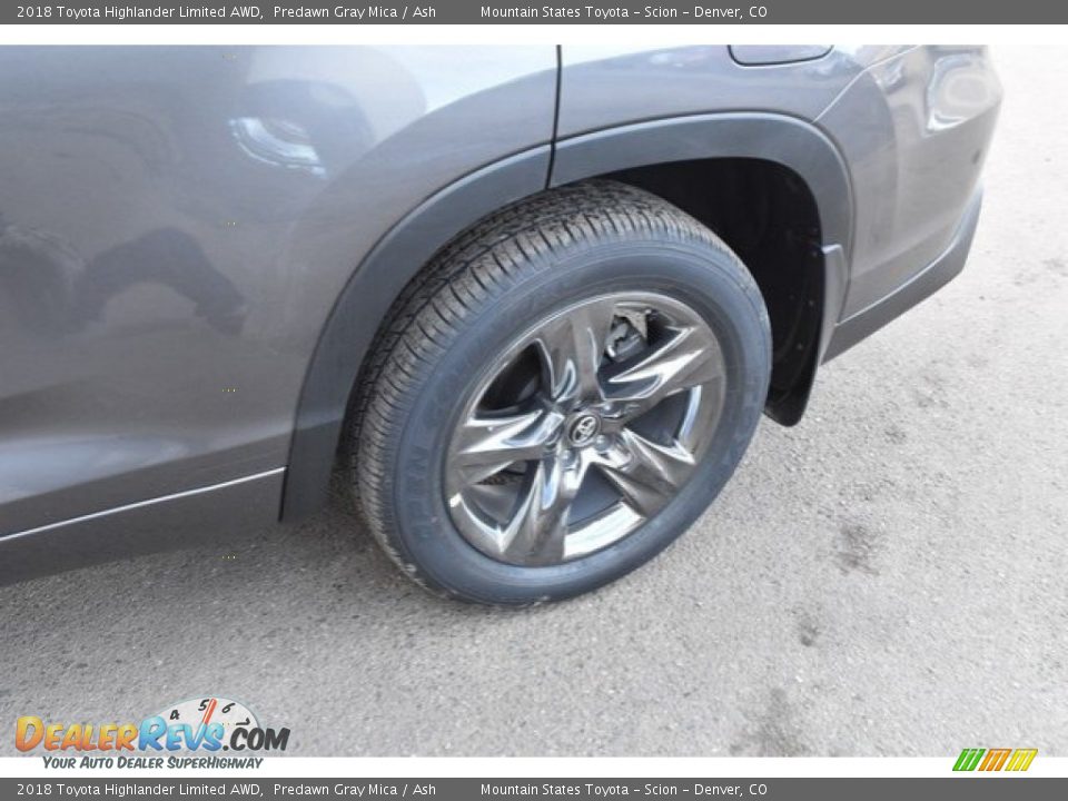 2018 Toyota Highlander Limited AWD Predawn Gray Mica / Ash Photo #36