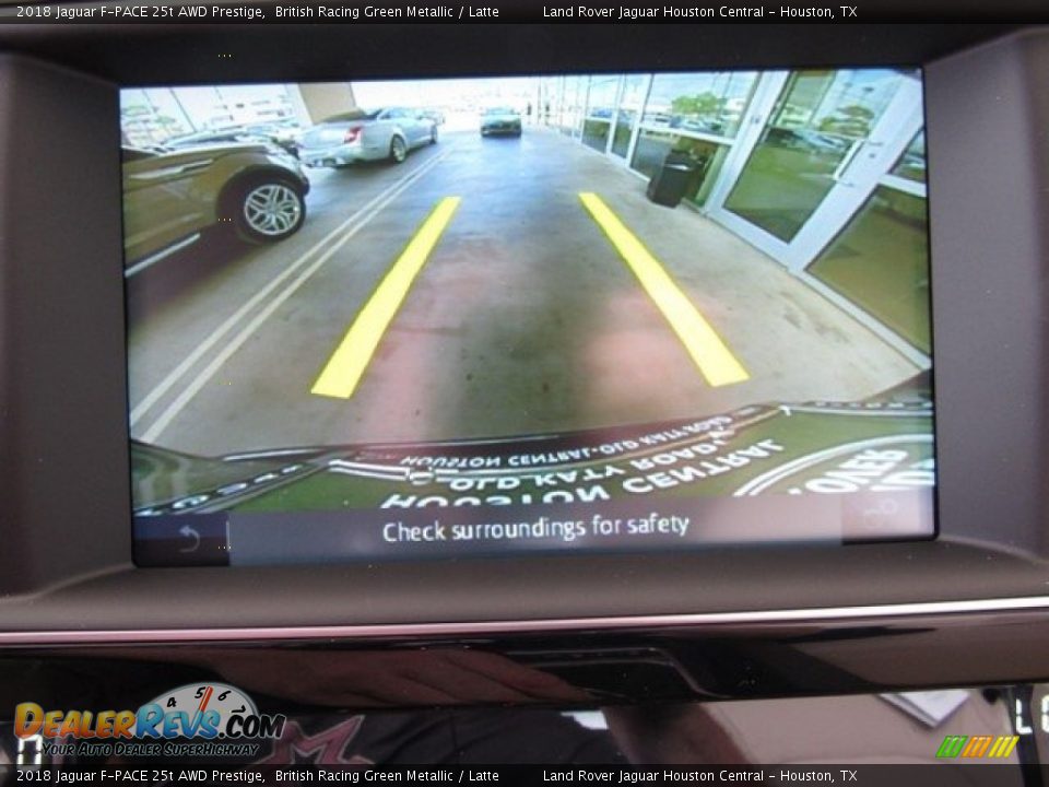 2018 Jaguar F-PACE 25t AWD Prestige British Racing Green Metallic / Latte Photo #34