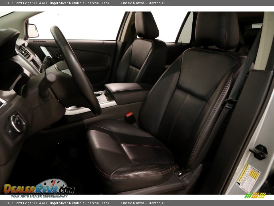 2012 Ford Edge SEL AWD Ingot Silver Metallic / Charcoal Black Photo #6