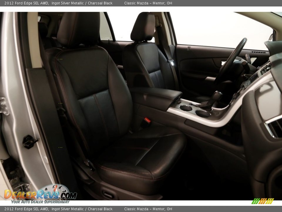 2012 Ford Edge SEL AWD Ingot Silver Metallic / Charcoal Black Photo #12
