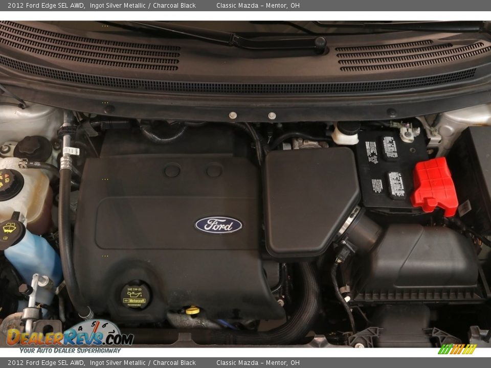 2012 Ford Edge SEL AWD Ingot Silver Metallic / Charcoal Black Photo #17
