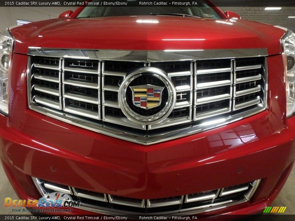 2015 Cadillac SRX Luxury AWD Crystal Red Tintcoat / Ebony/Ebony Photo #9