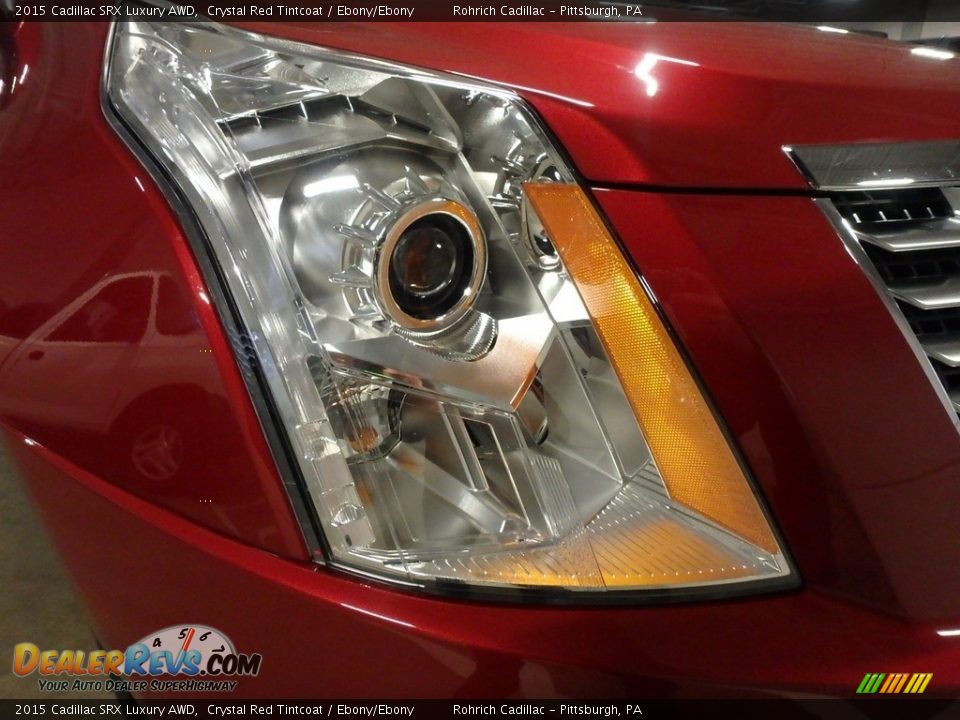 2015 Cadillac SRX Luxury AWD Crystal Red Tintcoat / Ebony/Ebony Photo #10
