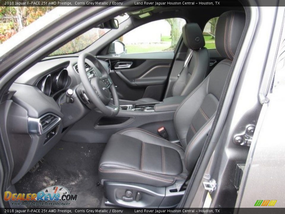 2018 Jaguar F-PACE 25t AWD Prestige Corris Grey Metallic / Ebony Photo #3