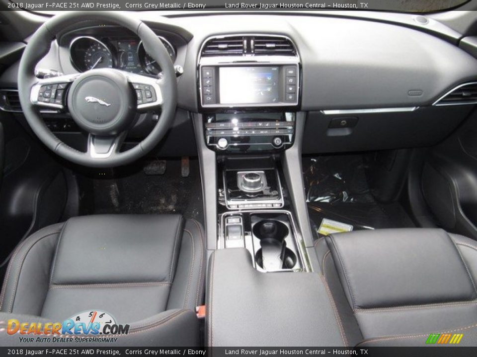 2018 Jaguar F-PACE 25t AWD Prestige Corris Grey Metallic / Ebony Photo #4