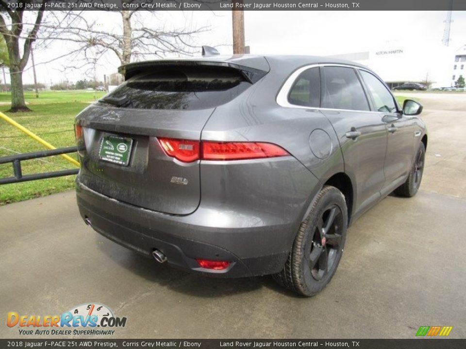 2018 Jaguar F-PACE 25t AWD Prestige Corris Grey Metallic / Ebony Photo #7