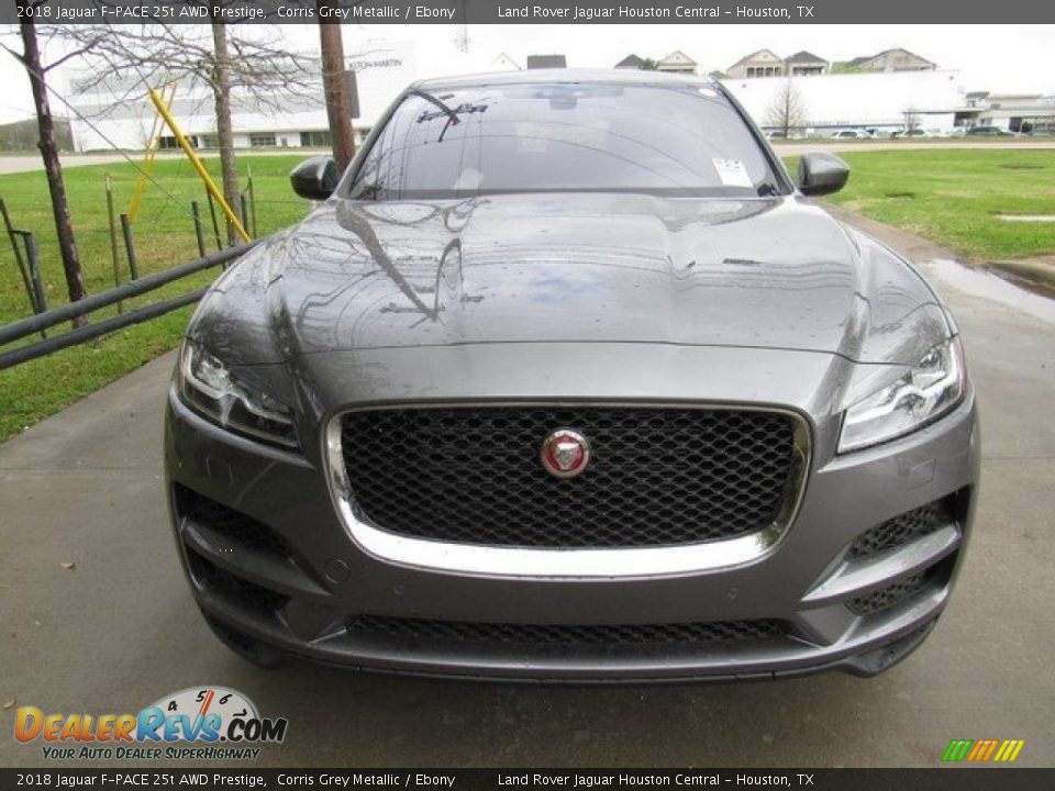 2018 Jaguar F-PACE 25t AWD Prestige Corris Grey Metallic / Ebony Photo #9
