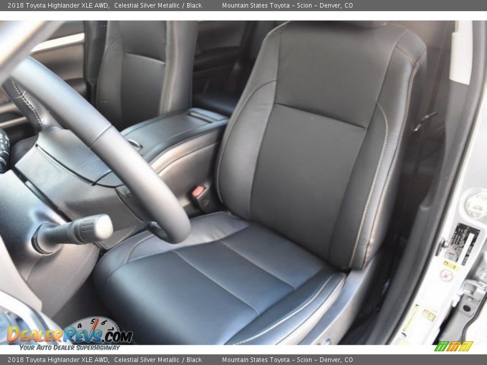 2018 Toyota Highlander XLE AWD Celestial Silver Metallic / Black Photo #2