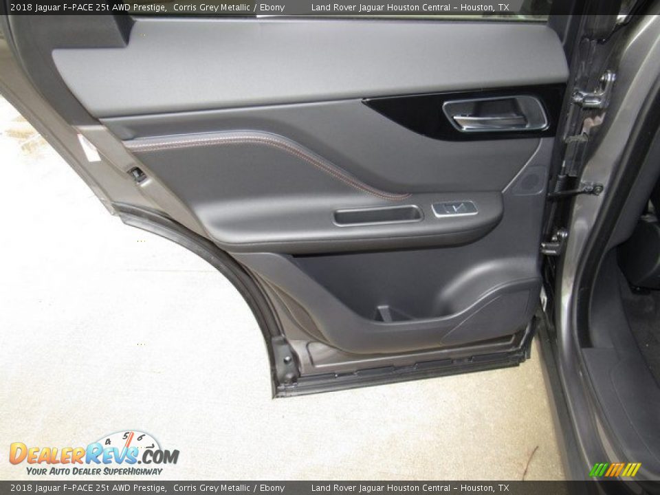 2018 Jaguar F-PACE 25t AWD Prestige Corris Grey Metallic / Ebony Photo #21