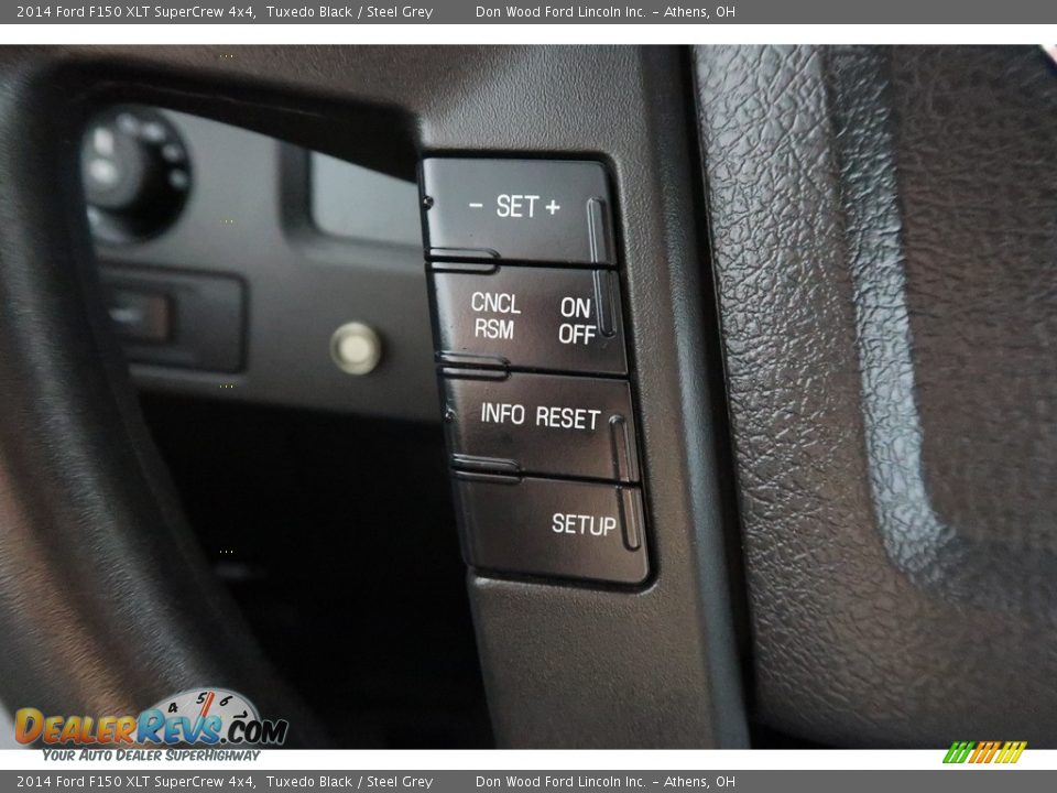 2014 Ford F150 XLT SuperCrew 4x4 Tuxedo Black / Steel Grey Photo #23