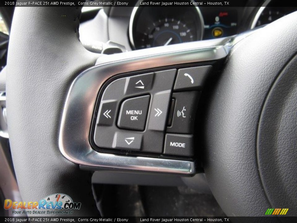 2018 Jaguar F-PACE 25t AWD Prestige Corris Grey Metallic / Ebony Photo #27