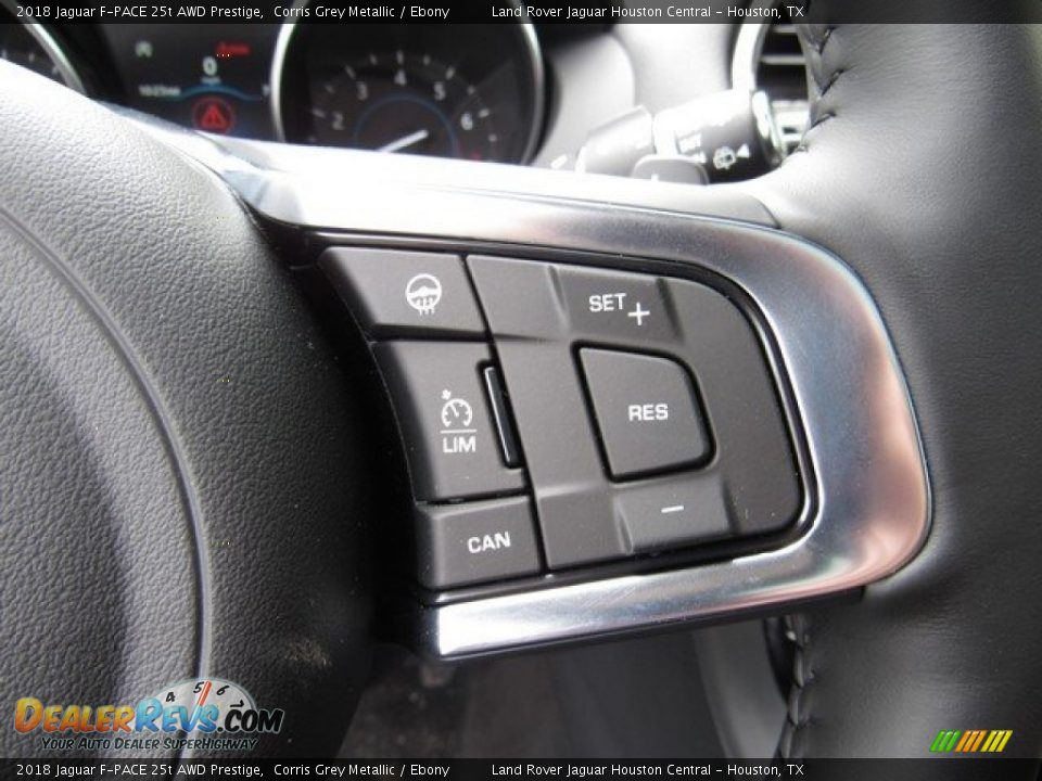 2018 Jaguar F-PACE 25t AWD Prestige Corris Grey Metallic / Ebony Photo #28