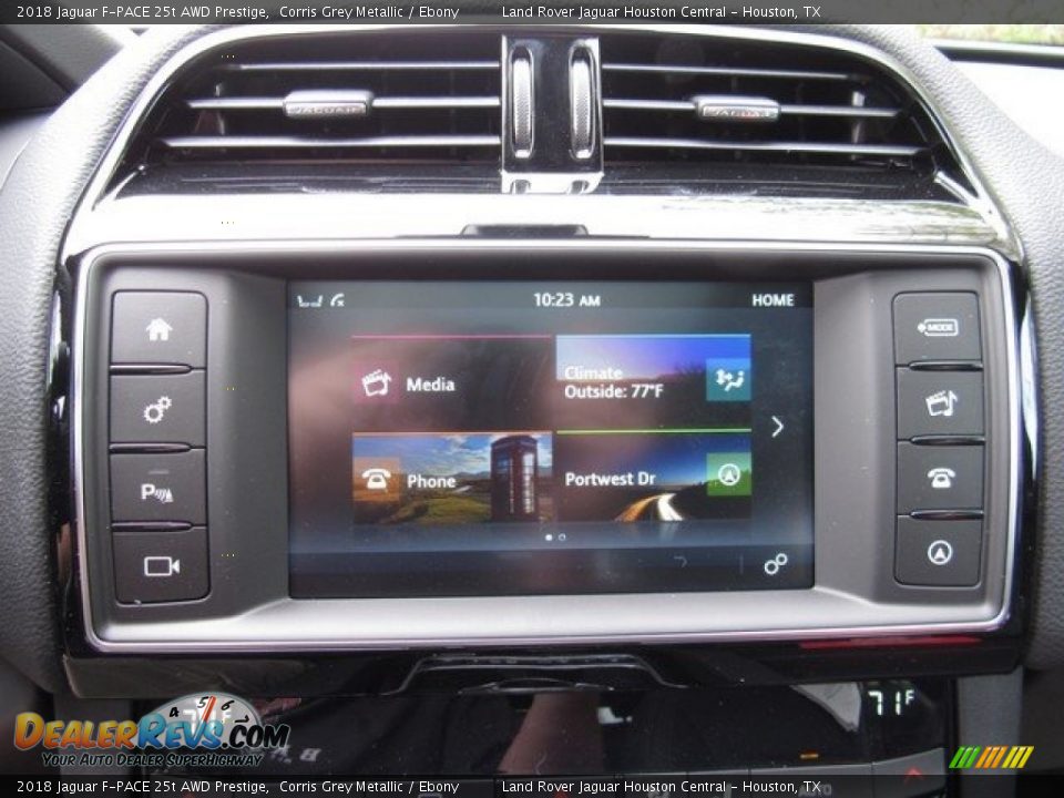 2018 Jaguar F-PACE 25t AWD Prestige Corris Grey Metallic / Ebony Photo #30