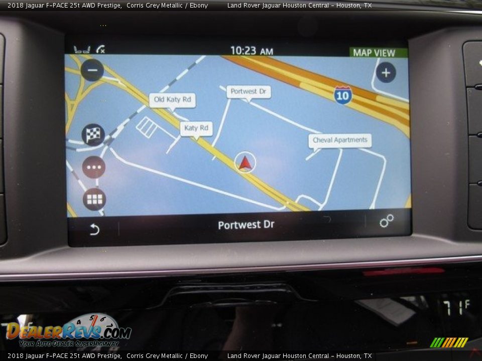 2018 Jaguar F-PACE 25t AWD Prestige Corris Grey Metallic / Ebony Photo #31