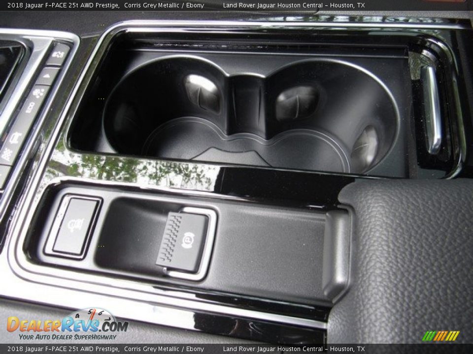 2018 Jaguar F-PACE 25t AWD Prestige Corris Grey Metallic / Ebony Photo #35