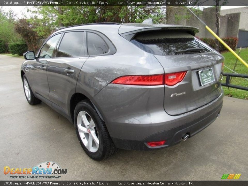 2018 Jaguar F-PACE 25t AWD Premium Corris Grey Metallic / Ebony Photo #12