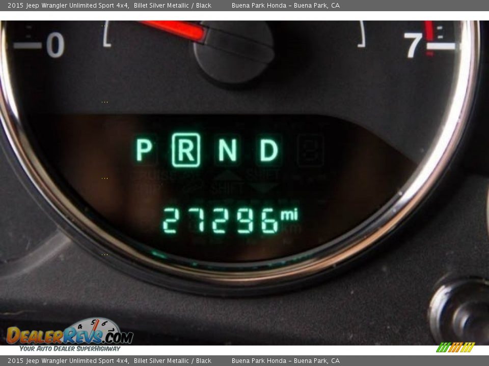 2015 Jeep Wrangler Unlimited Sport 4x4 Billet Silver Metallic / Black Photo #6