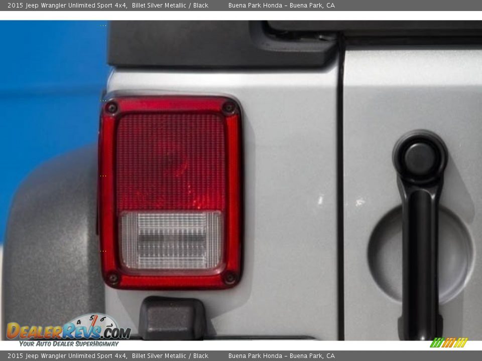 2015 Jeep Wrangler Unlimited Sport 4x4 Billet Silver Metallic / Black Photo #11
