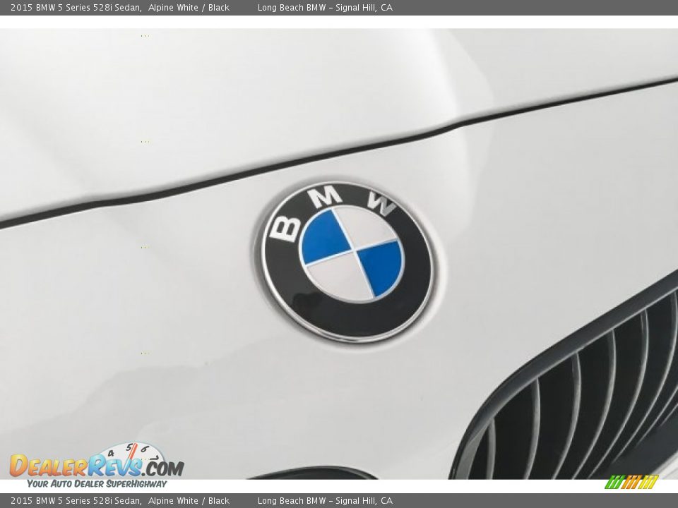 2015 BMW 5 Series 528i Sedan Alpine White / Black Photo #30