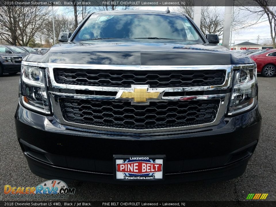 2018 Chevrolet Suburban LS 4WD Black / Jet Black Photo #2
