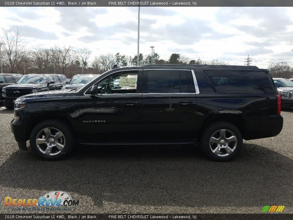 2018 Chevrolet Suburban LS 4WD Black / Jet Black Photo #3