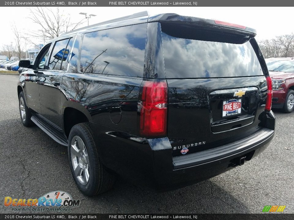 2018 Chevrolet Suburban LS 4WD Black / Jet Black Photo #4