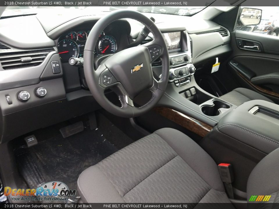 2018 Chevrolet Suburban LS 4WD Black / Jet Black Photo #7