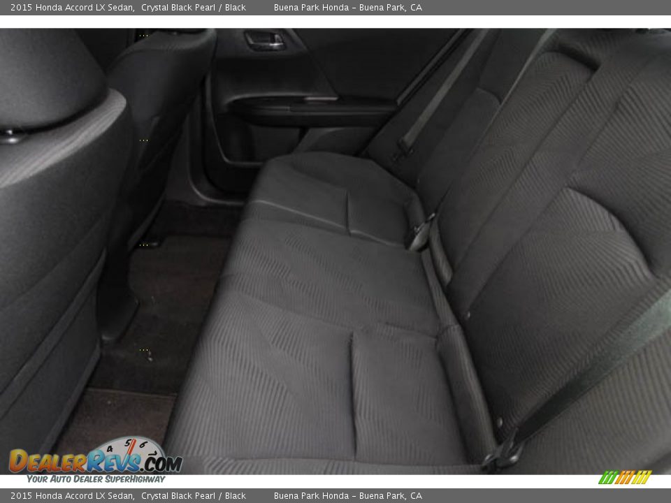 2015 Honda Accord LX Sedan Crystal Black Pearl / Black Photo #4