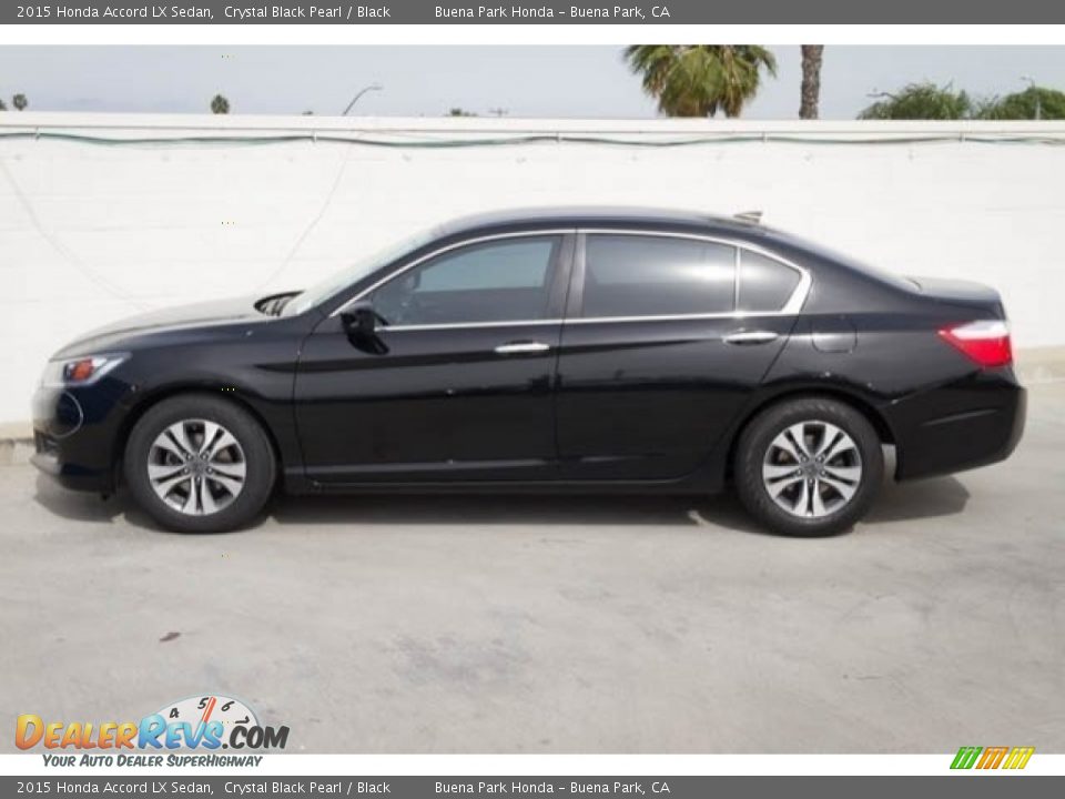 2015 Honda Accord LX Sedan Crystal Black Pearl / Black Photo #8
