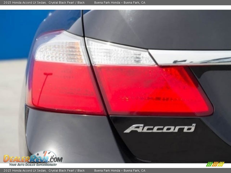 2015 Honda Accord LX Sedan Crystal Black Pearl / Black Photo #10
