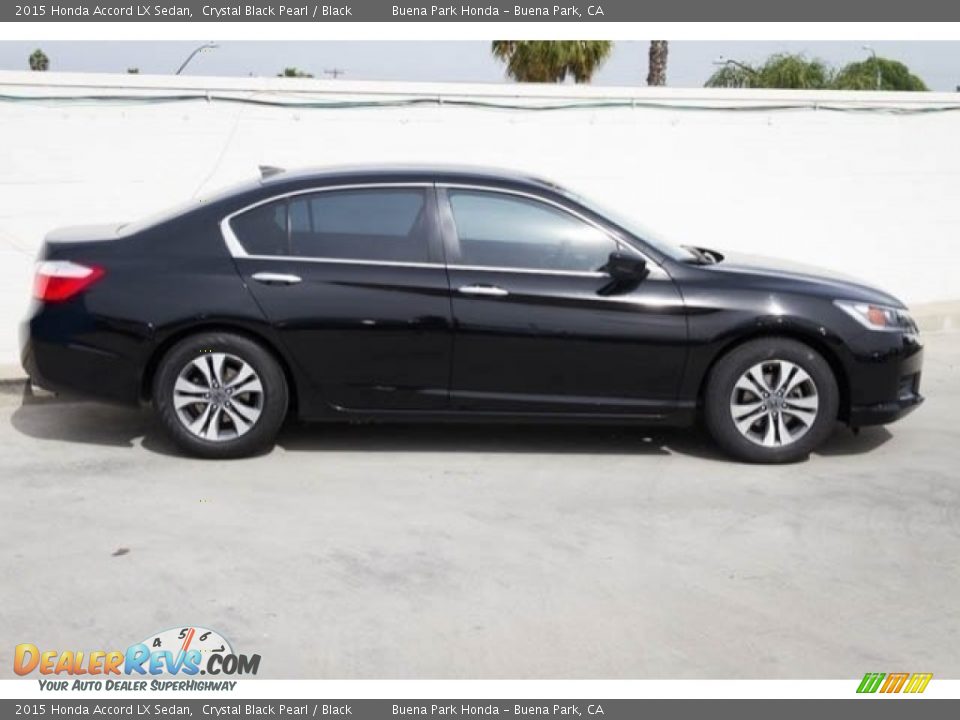 2015 Honda Accord LX Sedan Crystal Black Pearl / Black Photo #12