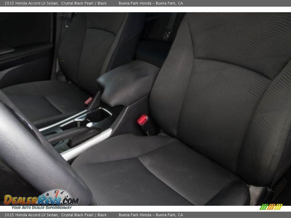2015 Honda Accord LX Sedan Crystal Black Pearl / Black Photo #14