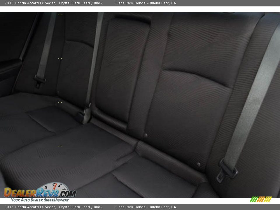 2015 Honda Accord LX Sedan Crystal Black Pearl / Black Photo #15