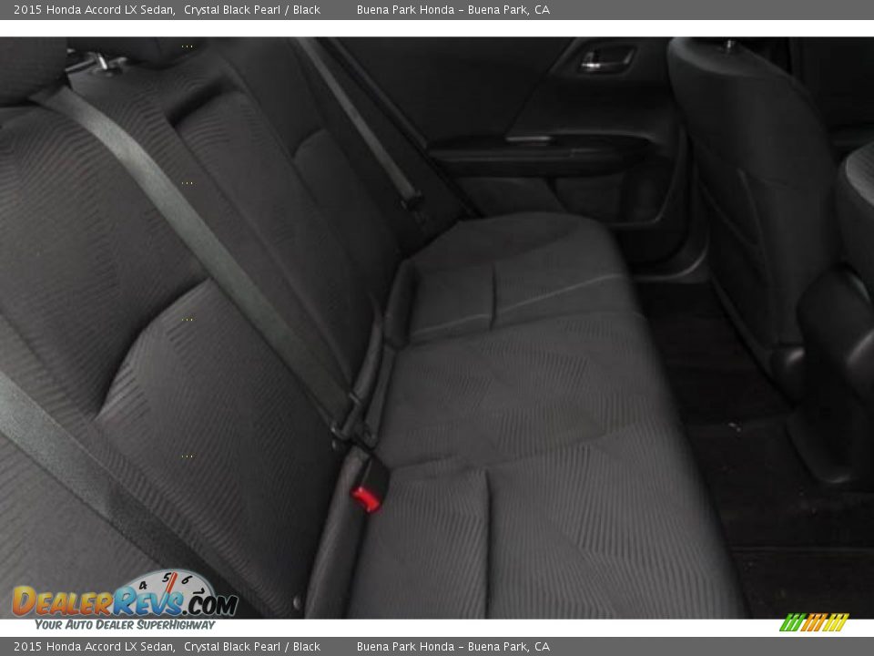 2015 Honda Accord LX Sedan Crystal Black Pearl / Black Photo #17