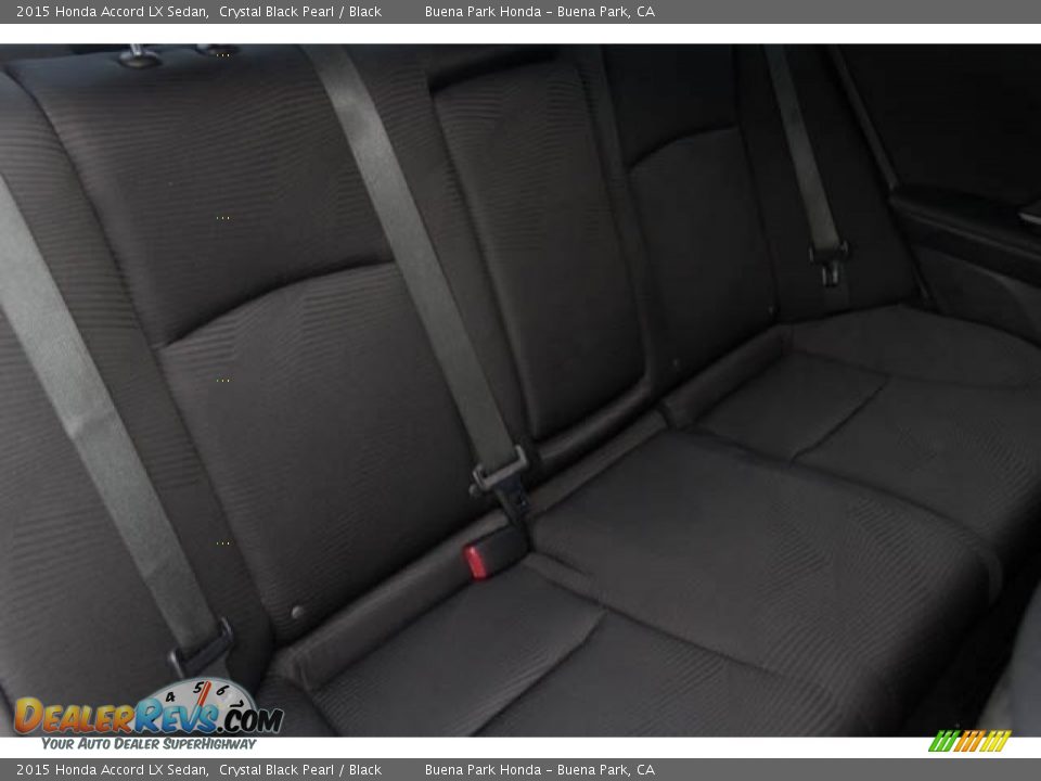 2015 Honda Accord LX Sedan Crystal Black Pearl / Black Photo #18