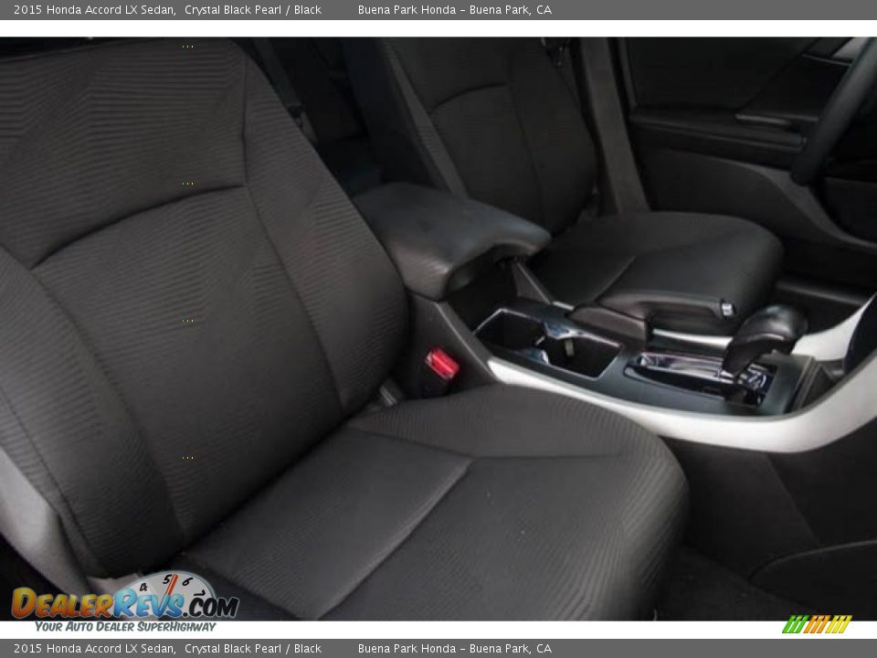 2015 Honda Accord LX Sedan Crystal Black Pearl / Black Photo #20