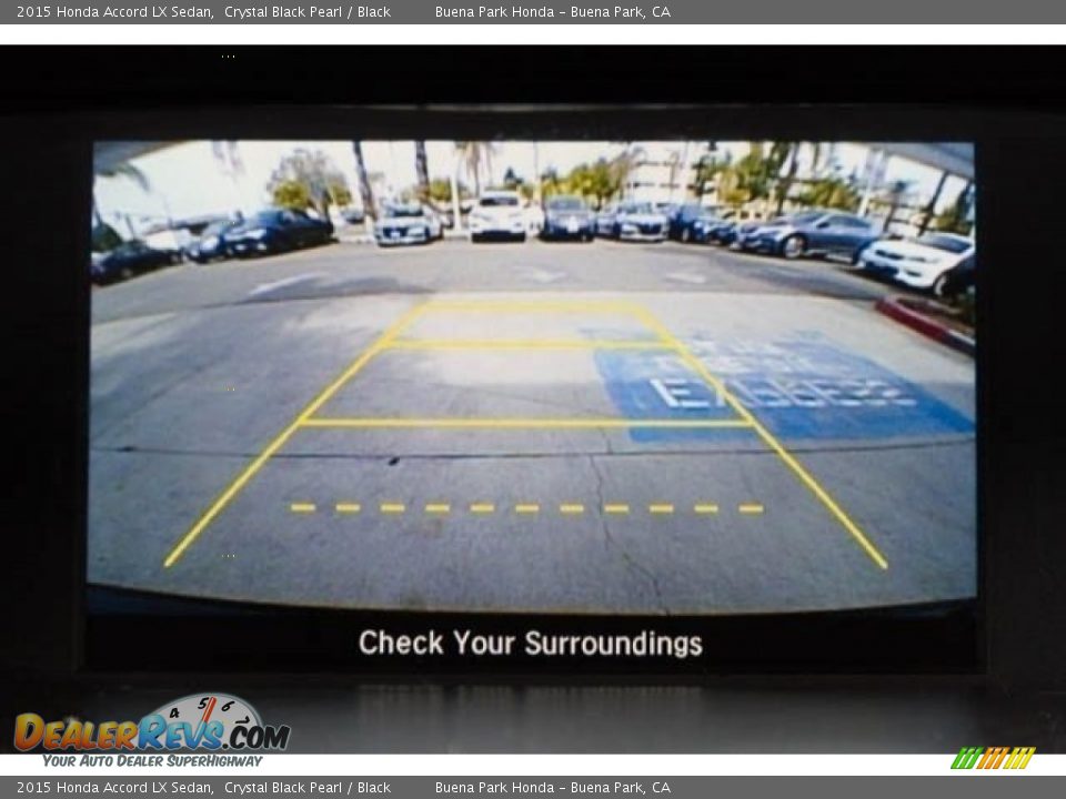 2015 Honda Accord LX Sedan Crystal Black Pearl / Black Photo #22