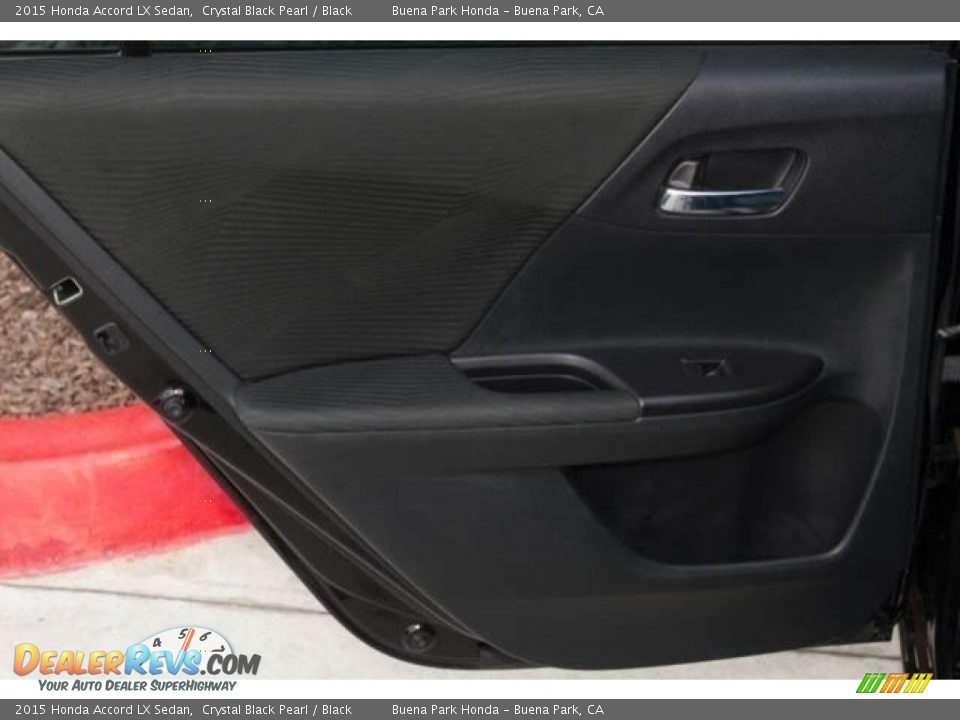 2015 Honda Accord LX Sedan Crystal Black Pearl / Black Photo #26
