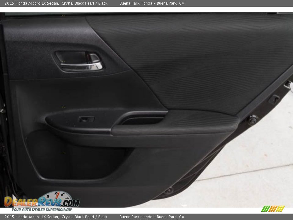 2015 Honda Accord LX Sedan Crystal Black Pearl / Black Photo #27