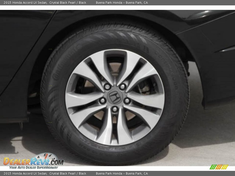 2015 Honda Accord LX Sedan Crystal Black Pearl / Black Photo #31