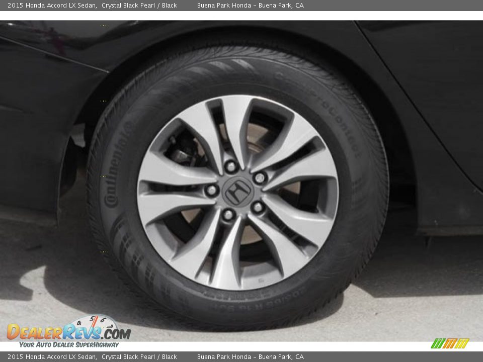 2015 Honda Accord LX Sedan Crystal Black Pearl / Black Photo #32